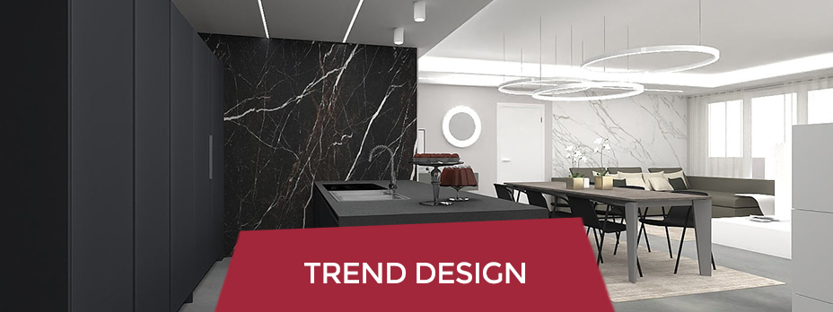 Tendenze Interior design 2020: marmo, oro e ottone
